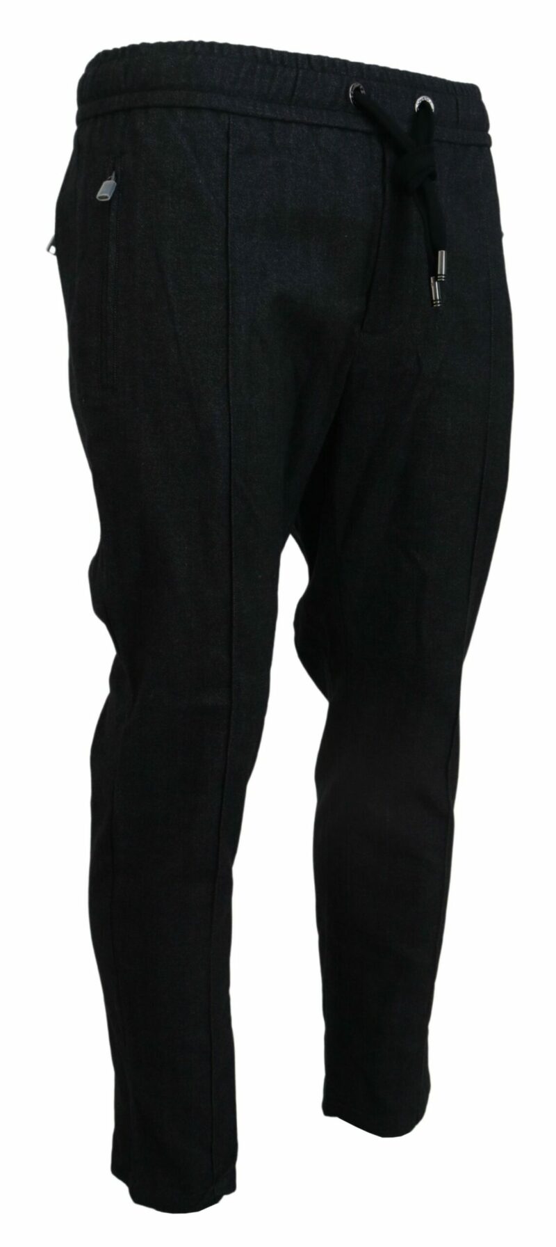 Dolce & Gabbana Elegant Tapered Blue Denim Pants - Image 2