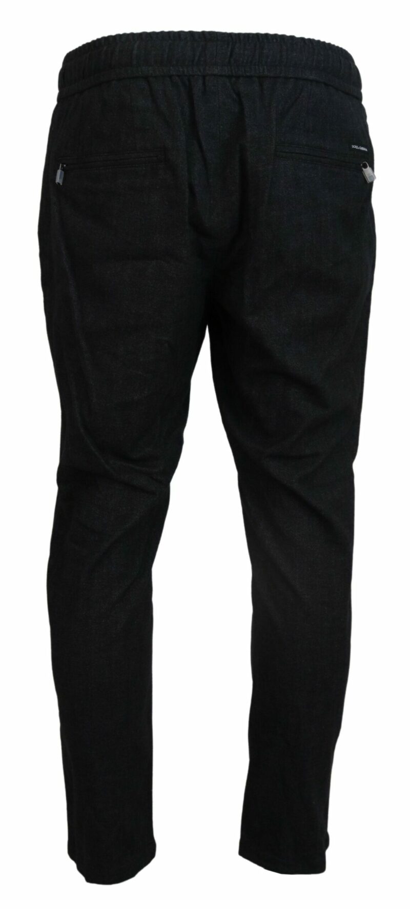 Dolce & Gabbana Elegant Tapered Blue Denim Pants - Image 3