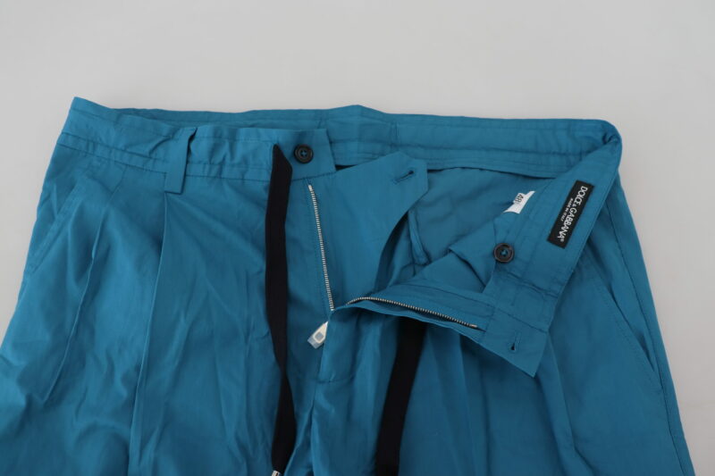 Dolce & Gabbana Casual Blue Chinos Trousers Pants - Image 4