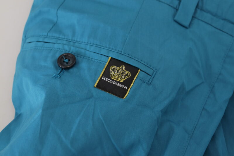 Dolce & Gabbana Casual Blue Chinos Trousers Pants - Image 6
