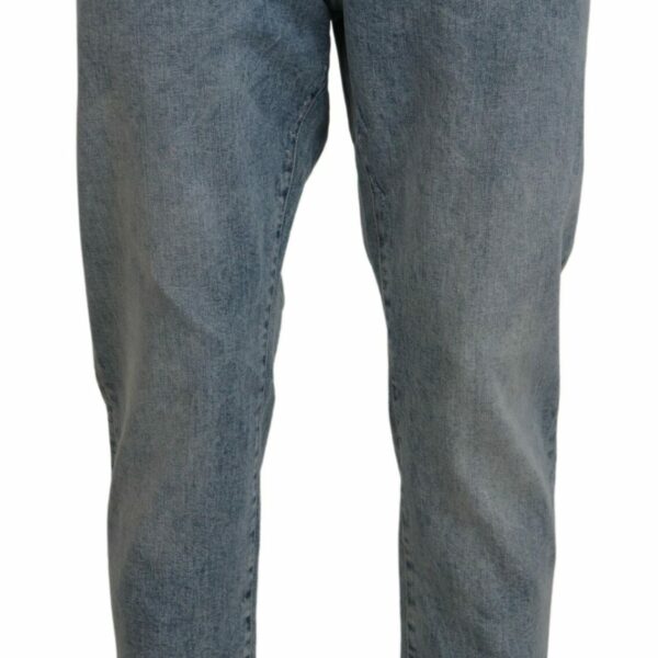 Dolce & Gabbana Elegant Slim-Fit Light Blue Denim Pants