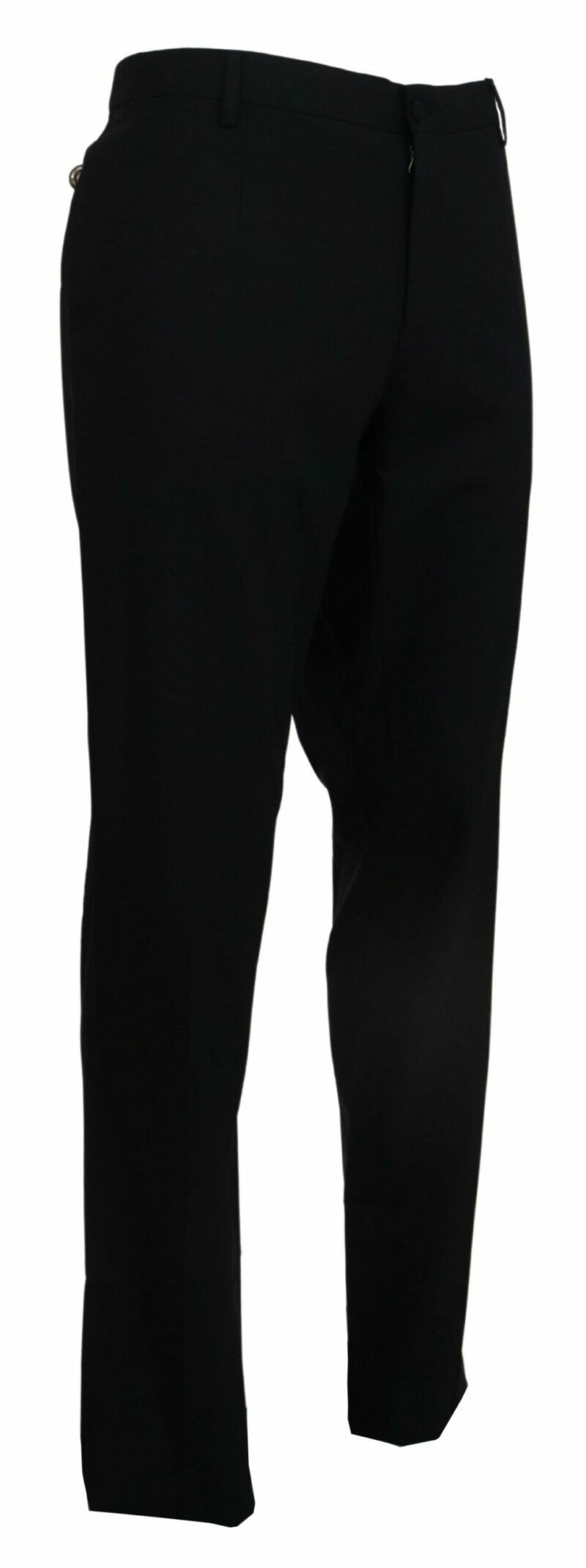 Dolce & Gabbana Elegant Slim Fit Wool Blend Trousers - Image 2