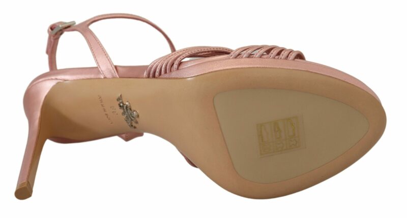 Prada Elegant Pink Stiletto Heel Sandals - Image 5