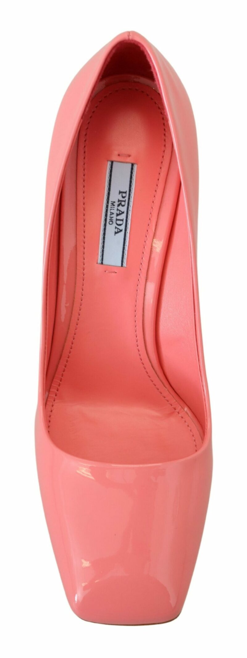 Prada Elegant Square Toe Pink Heels - Image 7