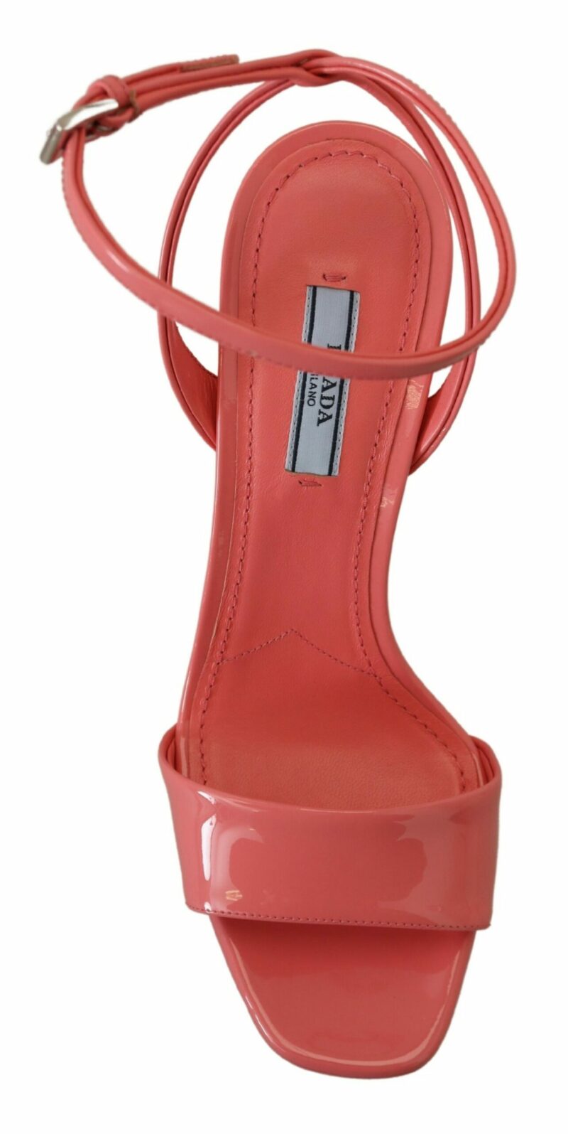 Prada Chic Pink Patent Leather Platform Sandals - Image 5