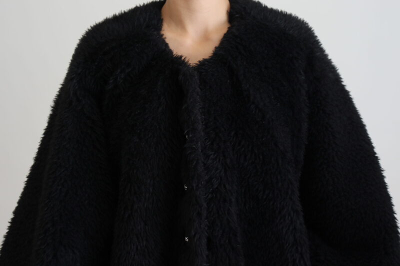 Dolce & Gabbana Elegant Black Cashmere Blend Overcoat Jacket - Image 4