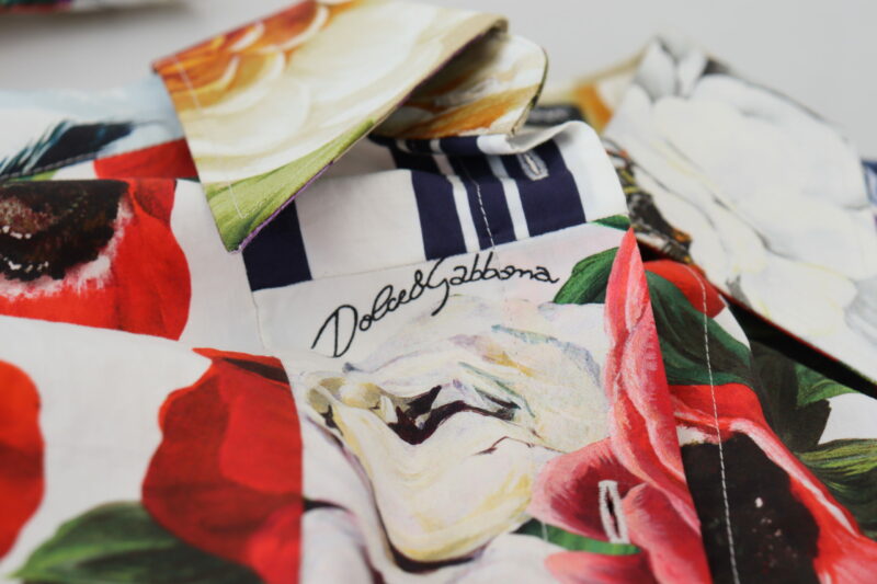 Dolce & Gabbana Elegant Floral Cotton Long Sleeve Top - Image 7