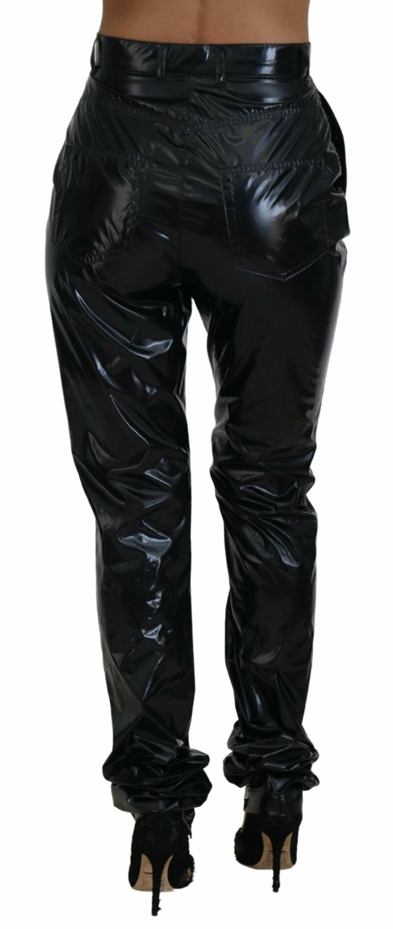 Dolce & Gabbana Chic High Waist Skinny Pants - Elegance Reimagined - Image 3