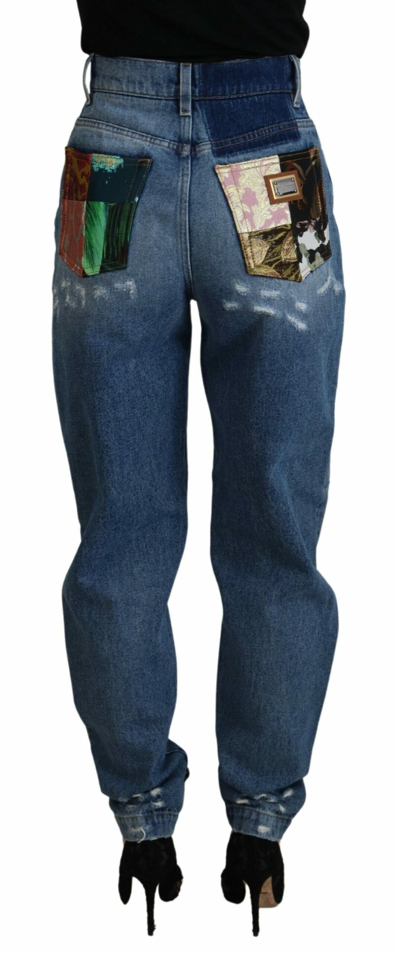 Dolce & Gabbana Elegant High Waist Skinny Jeans - Image 3