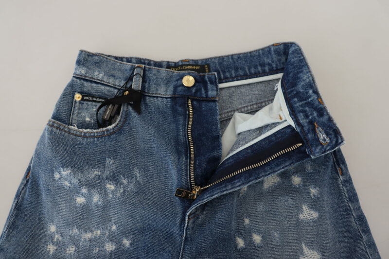 Dolce & Gabbana Elegant High Waist Skinny Jeans - Image 4