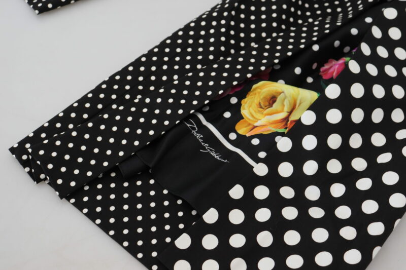 Dolce & Gabbana Elegant High-Waist Polka Dot Pants - Image 6