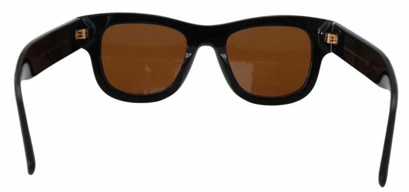 Dolce & Gabbana Chic Brown Acetate Sunglasses - Image 5