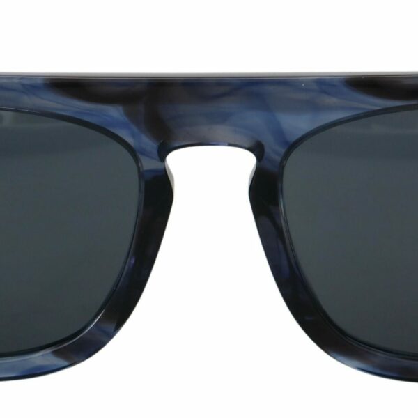 Dolce & Gabbana Elegant Blue Acetate Sunglasses