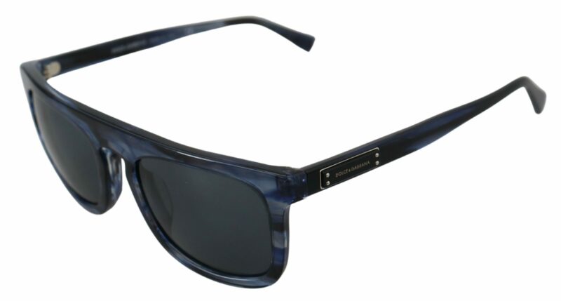 Dolce & Gabbana Elegant Blue Acetate Sunglasses - Image 3