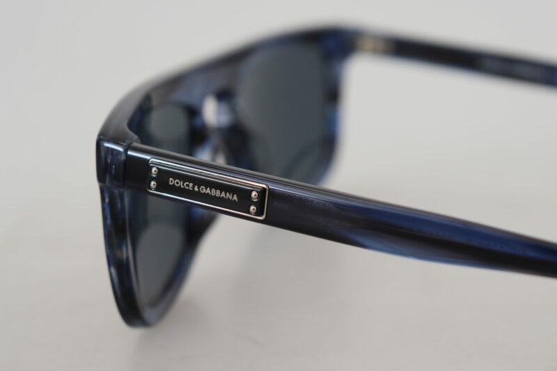 Dolce & Gabbana Elegant Blue Acetate Sunglasses - Image 6