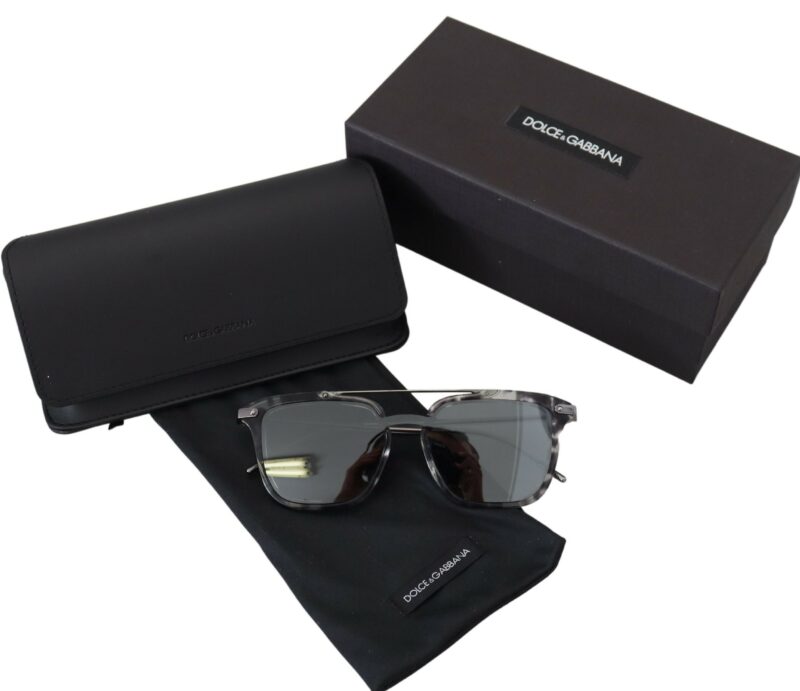 Dolce & Gabbana Stunning Grey Acetate Sunglasses - Image 7