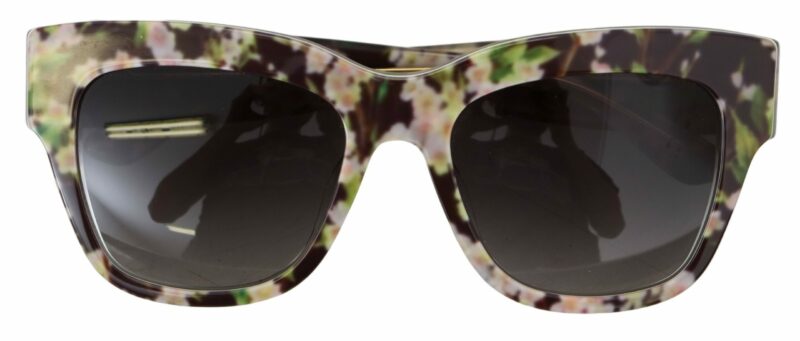 Dolce & Gabbana Elegant Black Multicolor Gradient Sunglasses - Image 7