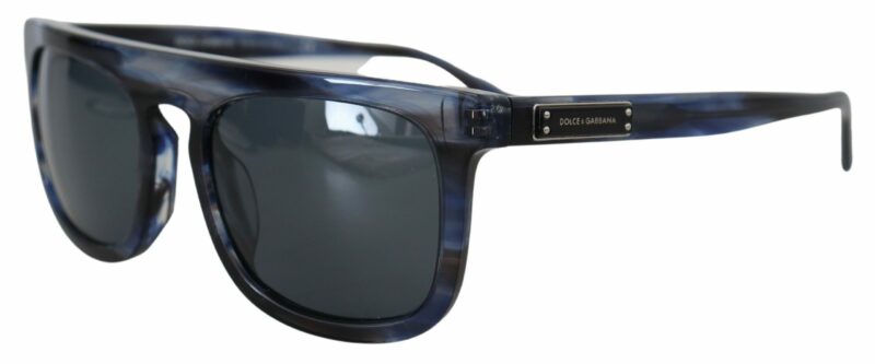 Dolce & Gabbana Elegant Blue Acetate Sunglasses for Women - Image 2