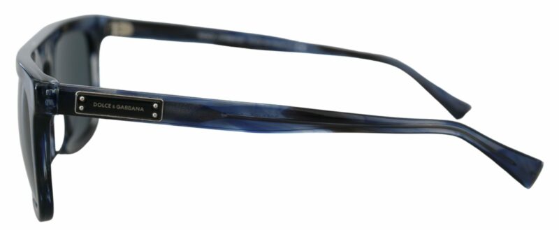 Dolce & Gabbana Elegant Blue Acetate Sunglasses for Women - Image 4