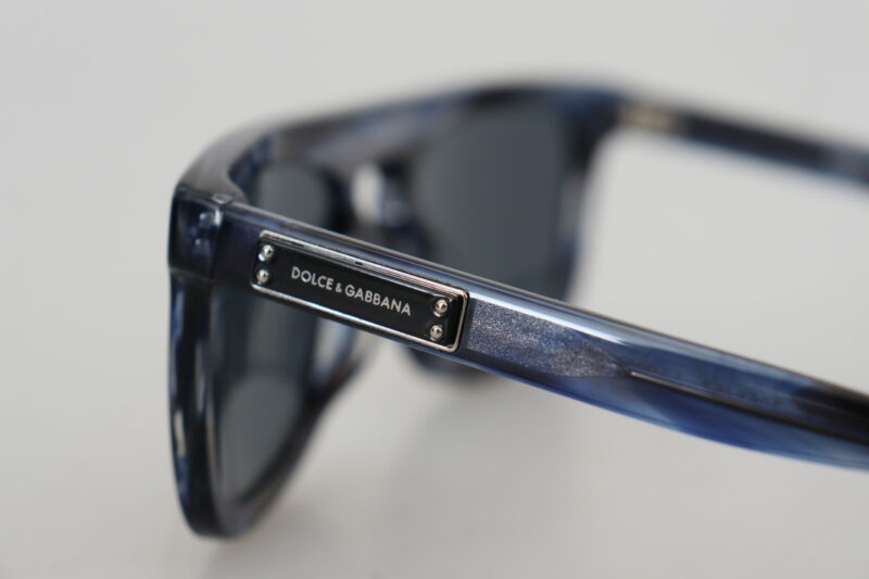 Dolce & Gabbana Elegant Blue Acetate Sunglasses for Women - Image 7