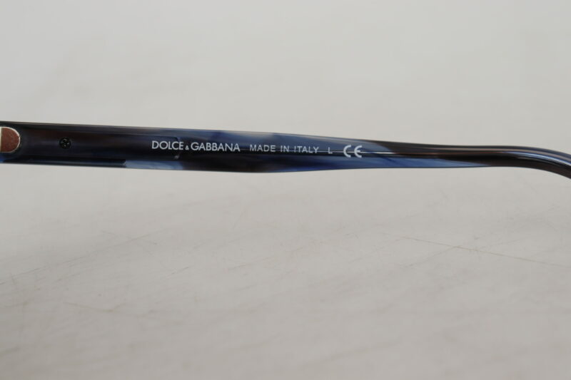 Dolce & Gabbana Elegant Blue Acetate Sunglasses for Women - Image 8