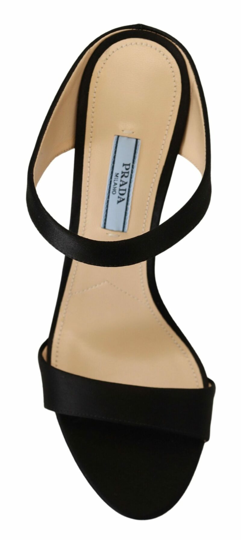 Prada Elegant Black Leather Heels Pumps - Image 6