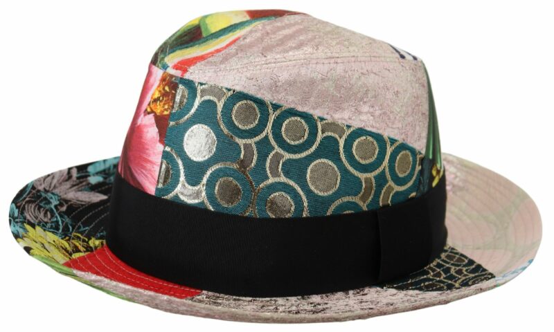 Dolce & Gabbana Eclectic Chic Multicolor Fedora Cap - Image 4