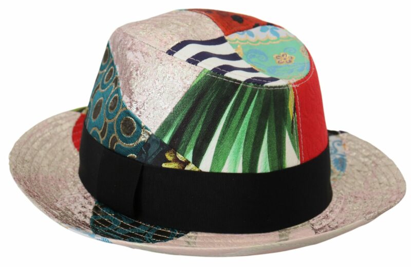 Dolce & Gabbana Eclectic Chic Multicolor Fedora Cap - Image 5