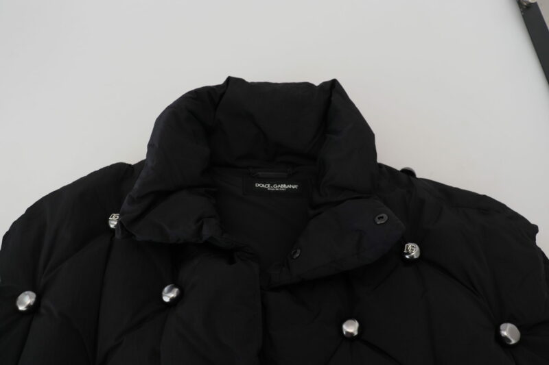 Dolce & Gabbana Elegant Black Sleeveless Vest Jacket - Image 6