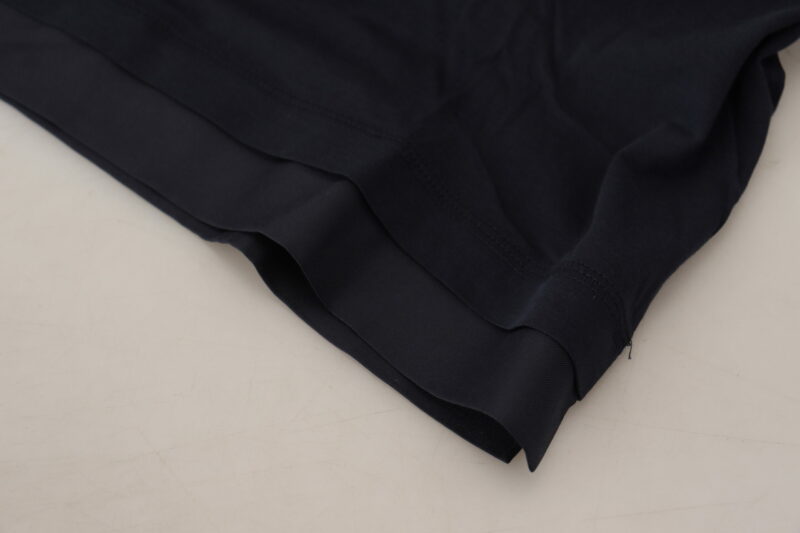 Dolce & Gabbana Elegant Cotton-Silk Blend Blue Pullover - Image 8