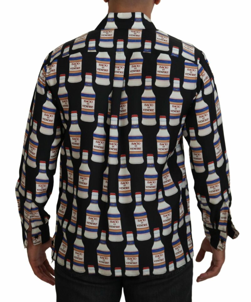Dolce & Gabbana Elegant Silk Casual Long Sleeve Shirt - Image 3