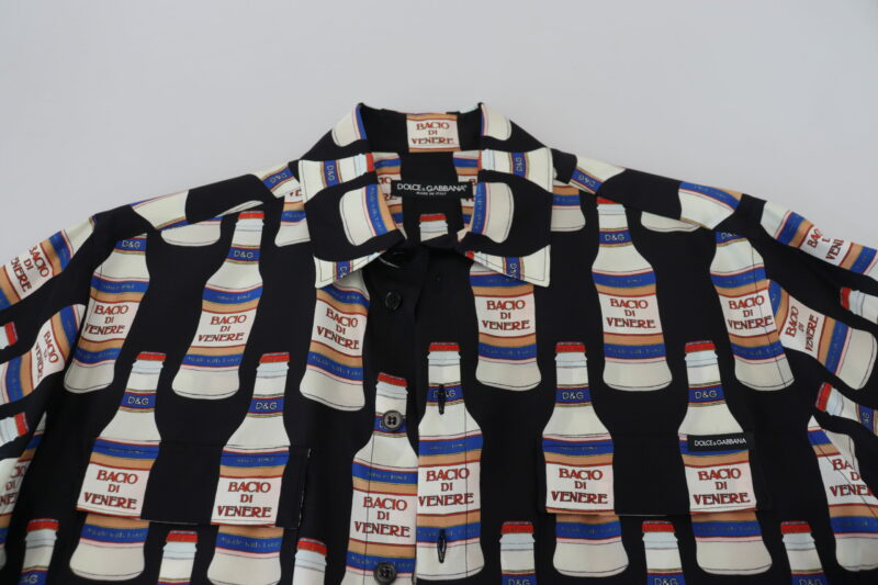 Dolce & Gabbana Elegant Silk Casual Long Sleeve Shirt - Image 6
