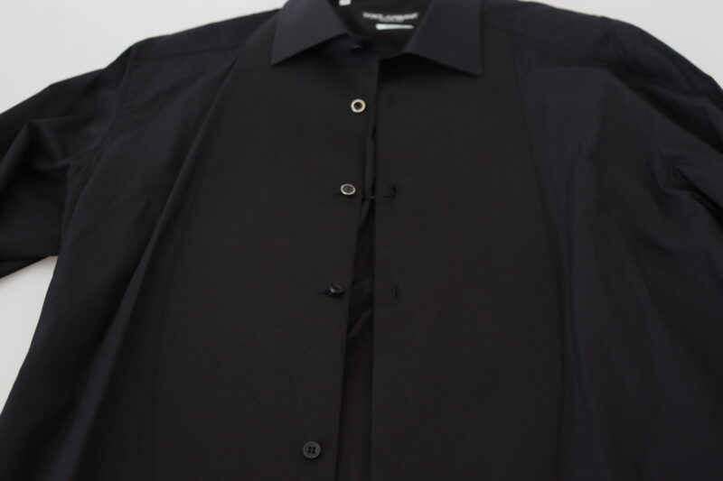 Dolce & Gabbana Elegant Black Formal Long Sleeve Shirt - Image 6