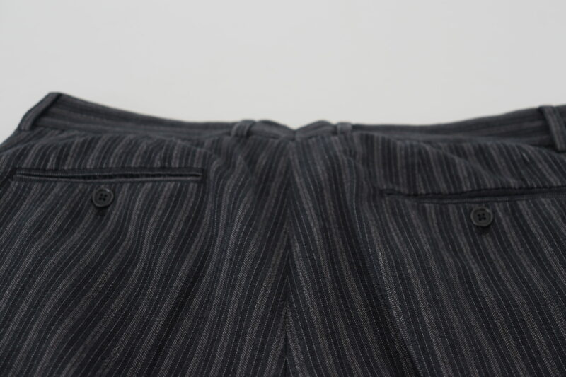 Dolce & Gabbana Elegant Striped Chino Dress Pants - Image 6