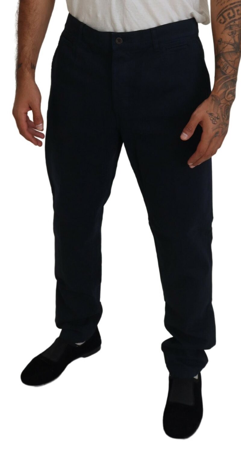 Dolce & Gabbana Elegant Dress Chinos in Blue - Image 4