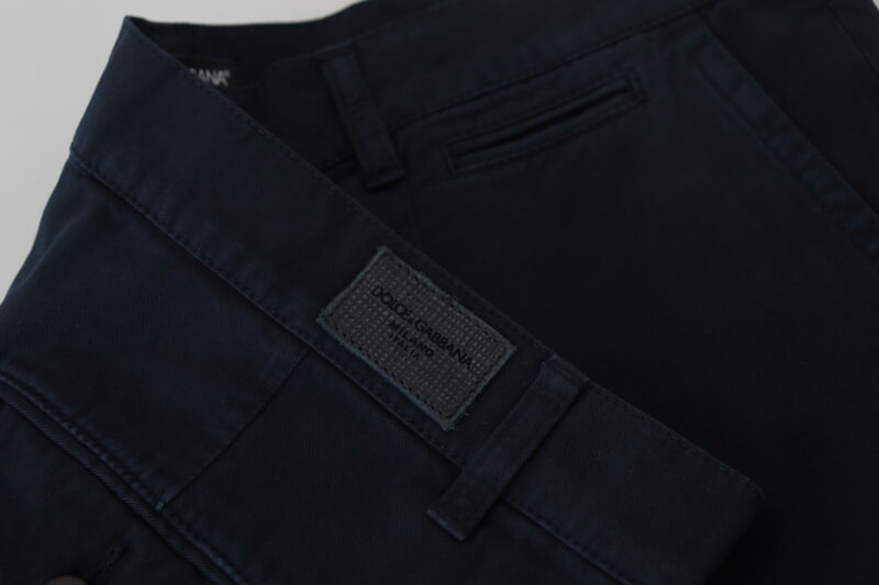 Dolce & Gabbana Elegant Dress Chinos in Blue - Image 6