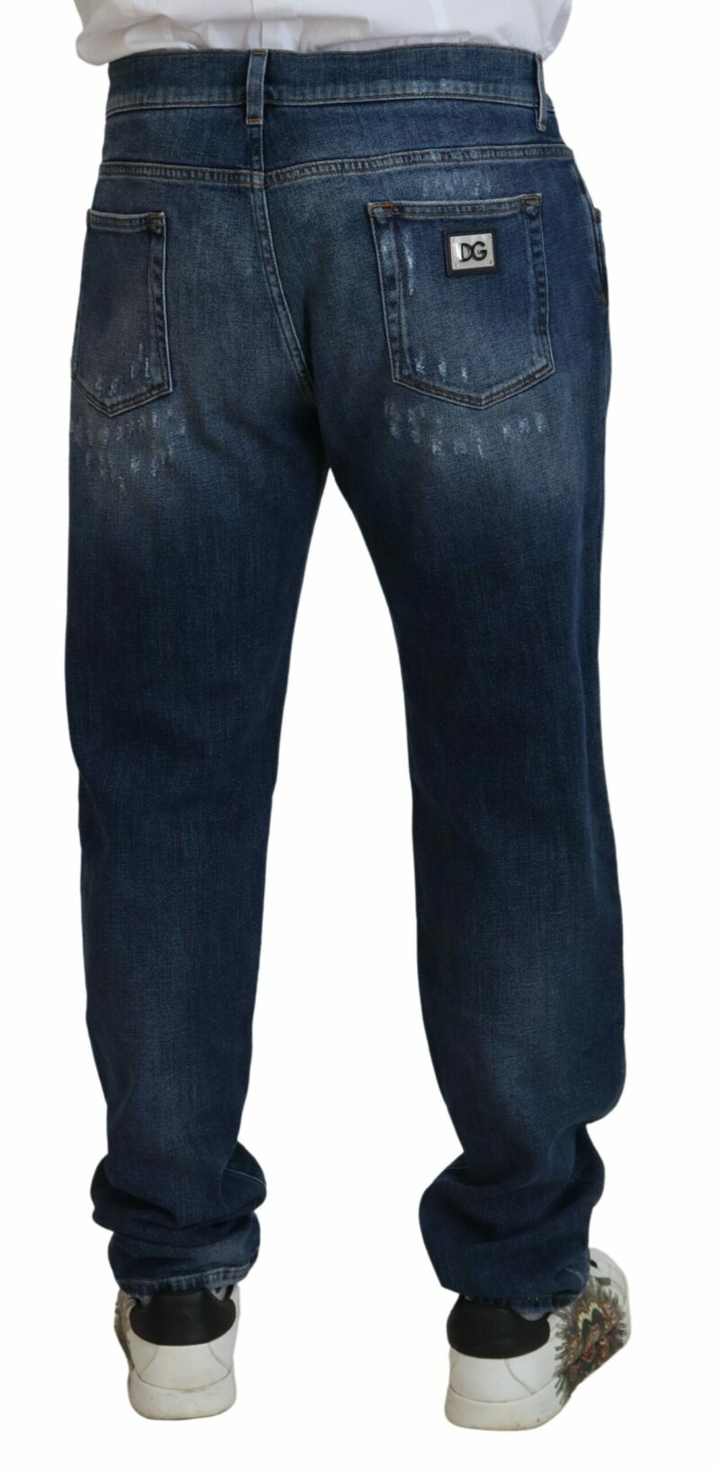 Dolce & Gabbana Elegant Skinny Blue Jeans - Image 3