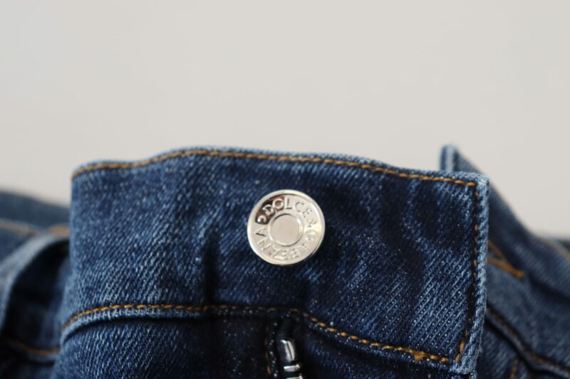 Dolce & Gabbana Elegant Skinny Blue Jeans - Image 7