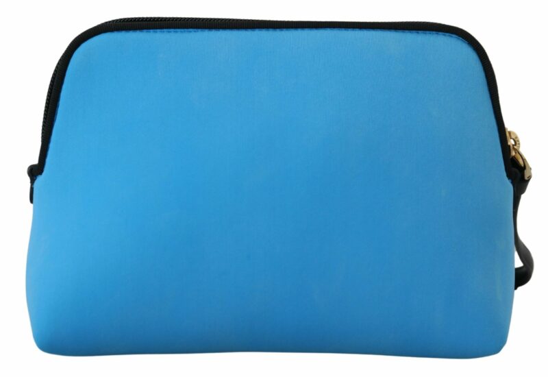 Dolce & Gabbana Elegant Blue Polyamide Pouch Bag - Image 3