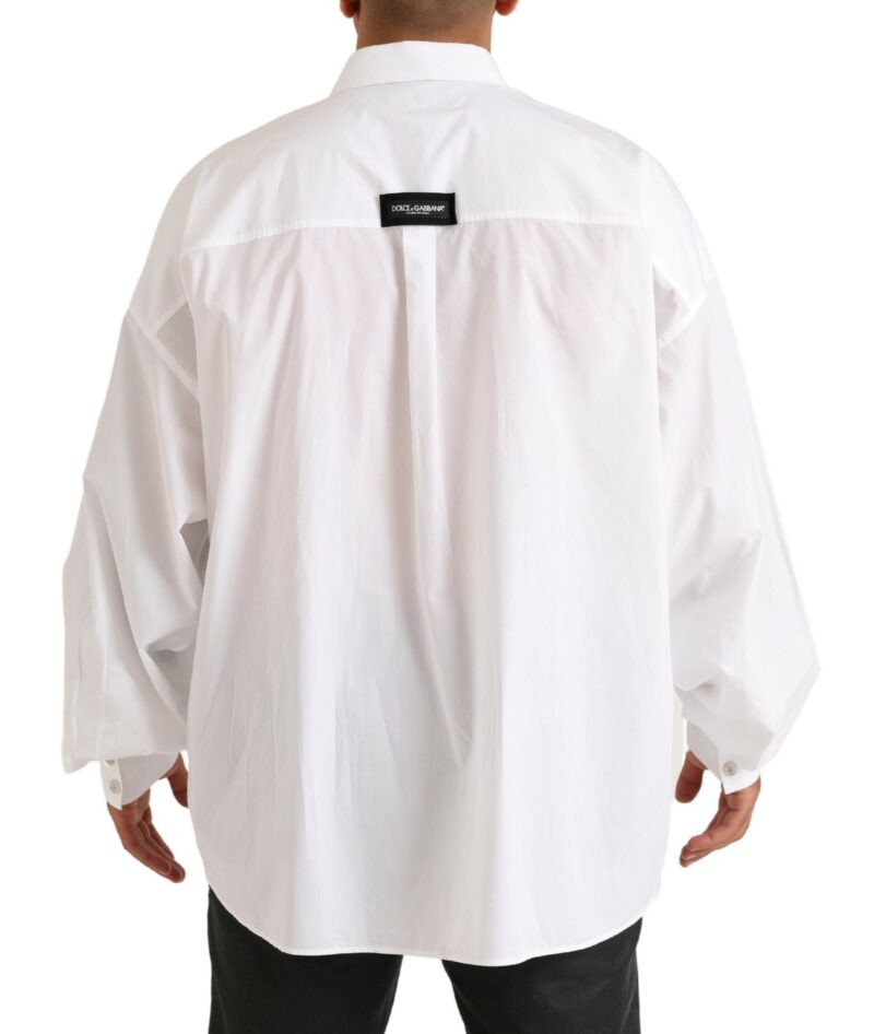 Dolce & Gabbana Elegant White Cotton Formal Shirt - Image 3