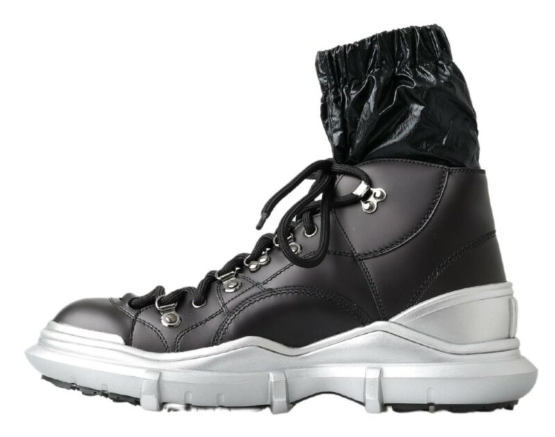 Dolce & Gabbana Black High Top Sneaker Bootie - Image 2