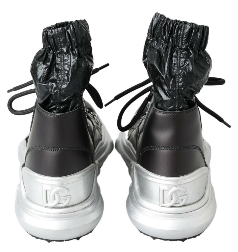 Dolce & Gabbana Black High Top Sneaker Bootie - Image 7