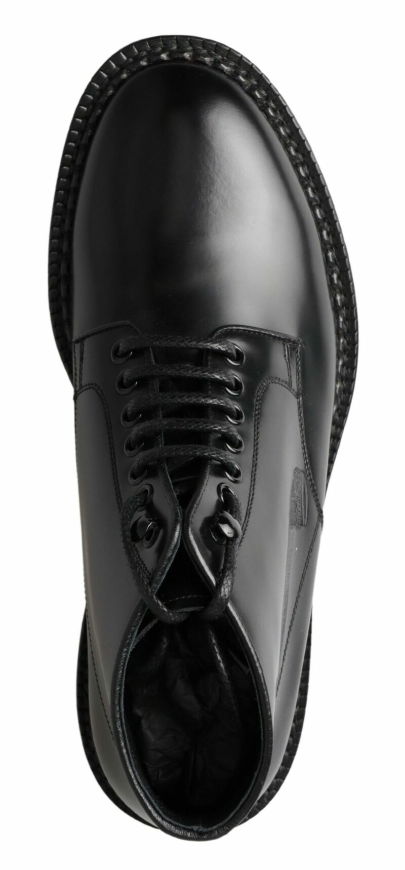 Dolce & Gabbana Elegant Black Leather Men's Boots - Image 7