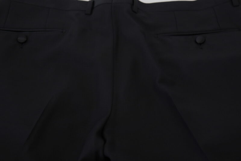 Dolce & Gabbana Elegant Slim Fit Black Dress Trousers - Image 4