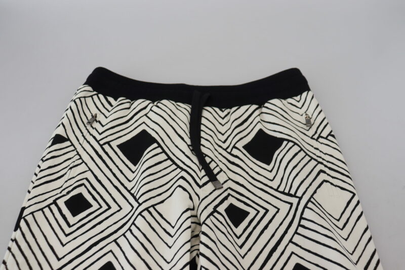 Dolce & Gabbana Elegant Monochrome Sport Sweatpants - Image 5