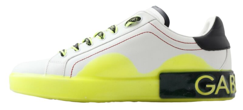 Dolce & Gabbana Sleek Portofino Low Top Leather Sneakers - Image 2