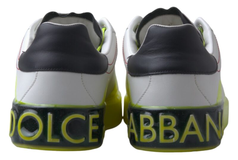 Dolce & Gabbana Sleek Portofino Low Top Leather Sneakers - Image 5