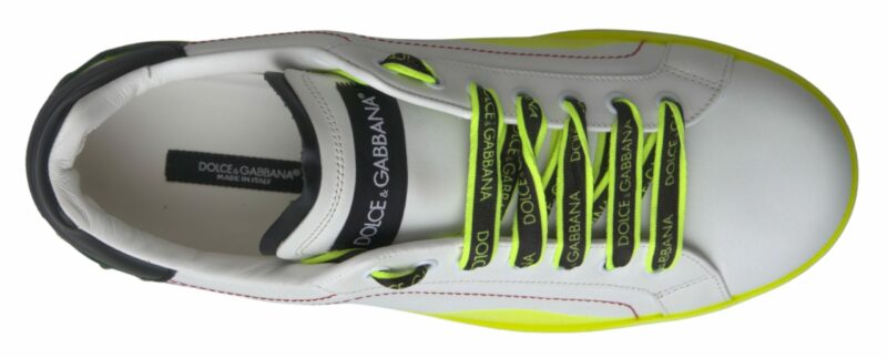 Dolce & Gabbana Sleek Portofino Low Top Leather Sneakers - Image 6