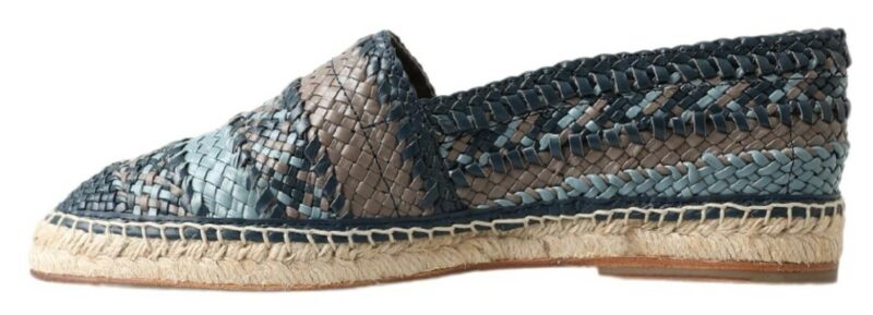 Dolce & Gabbana Sumptuous Woven Leather Espadrilles - Image 2