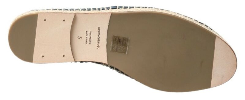 Dolce & Gabbana Sumptuous Woven Leather Espadrilles - Image 3